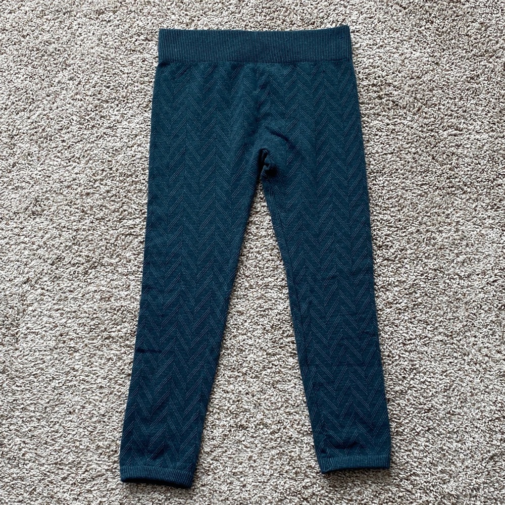 Women’s Chevron Patterned Leggings - Blue